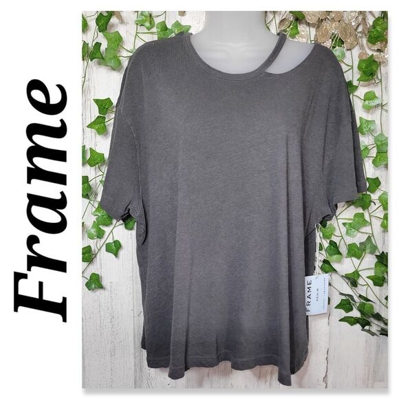NWT Frame Denim Cropped Shirt - Picture 1 of 12